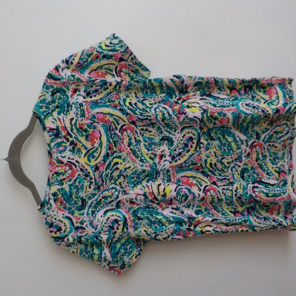 Rafaella Top - Multicolor Vibrant Bright Short Sleeve - Size Small  (591) - Picture 3 of 5